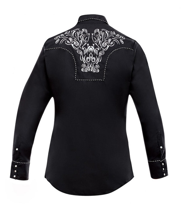 Men's Western Embroidered Shirt - 011CA01