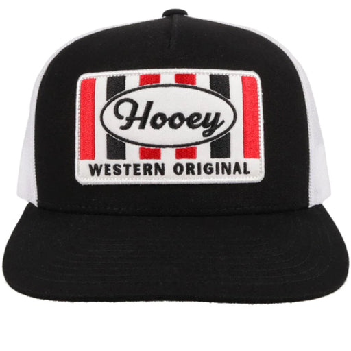 Hooey Sudan Black/White Snapback - 2101T-BK