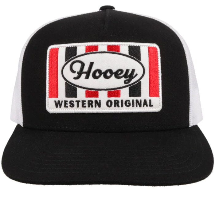 Hooey Sudan Black/White Snapback - 2101T-BK