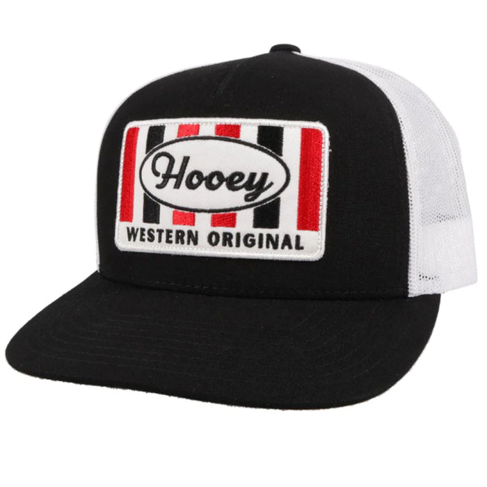 Hooey Sudan Black/White Snapback - 2101T-BK