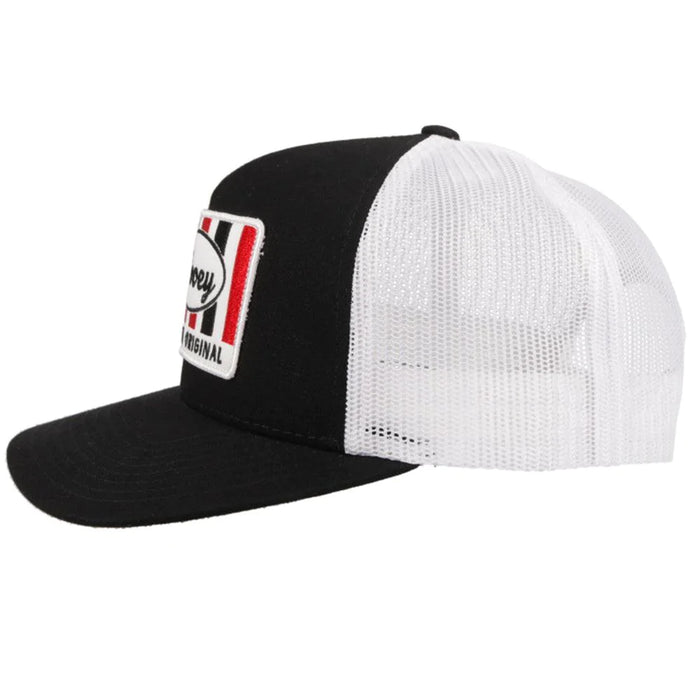 Hooey Sudan Black/White Snapback - 2101T-BK
