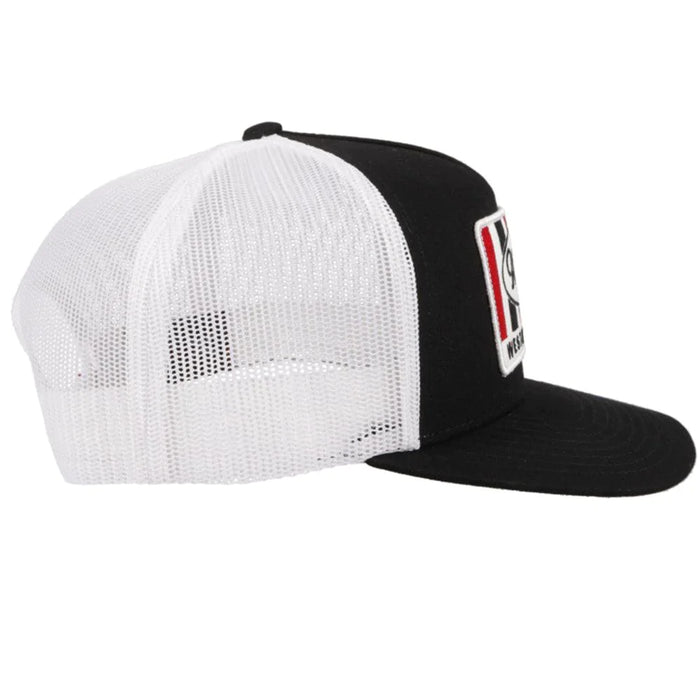 Hooey Sudan Black/White Snapback - 2101T-BK
