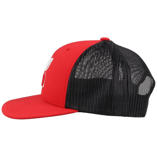 HOOEY Men's Texican Trucker Cap - 2118T-RDBK RED/BLACK "Boquillas" Mexico