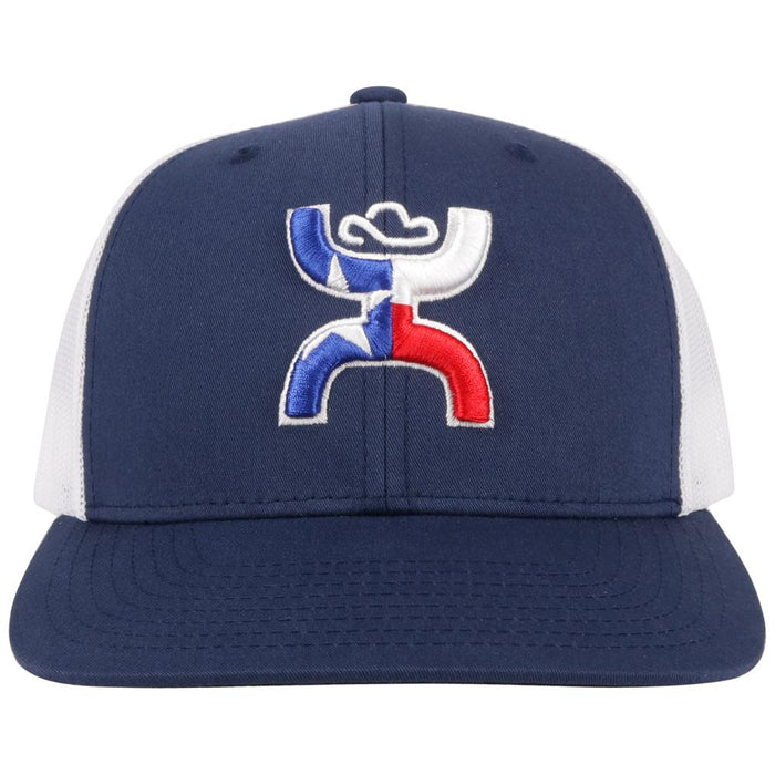 Hooey Texican Navy Snapback Cap 6-Panel 2120T-NVWH