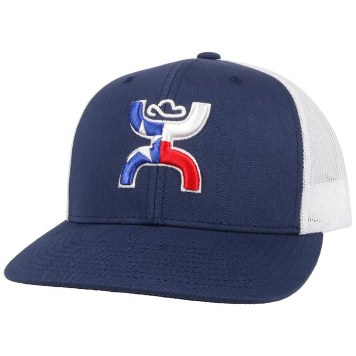 Hooey Texican Navy Snapback Cap 6-Panel 2120T-NVWH