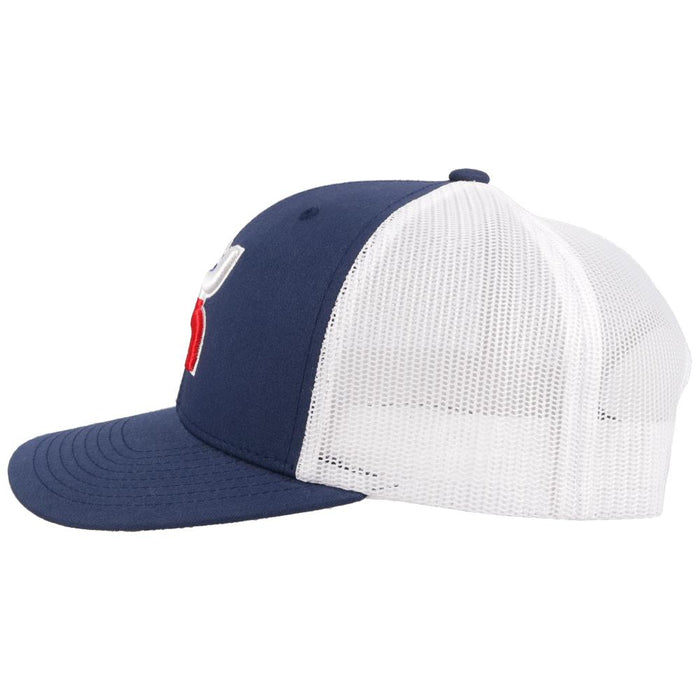 Hooey Texican Navy Snapback Cap 6-Panel 2120T-NVWH