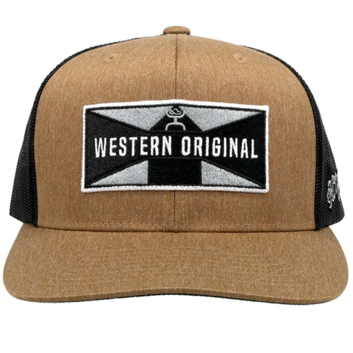Hooey Holley Brown/Black Snapback Hat Western Original - 2130T-BRBK