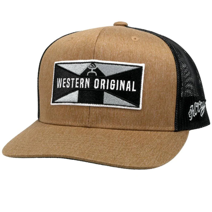 Hooey Holley Brown/Black Snapback Hat Western Original - 2130T-BRBK