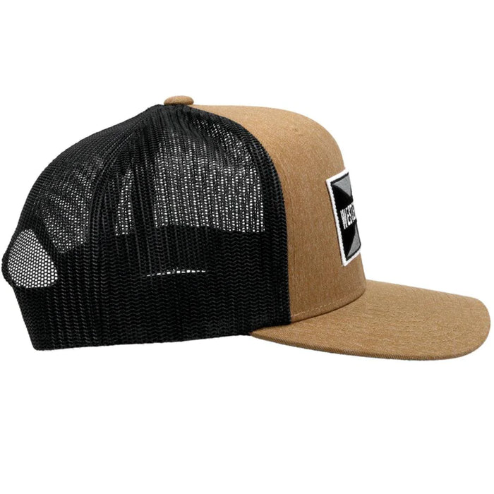 Hooey Holley Brown/Black Snapback Hat Western Original - 2130T-BRBK