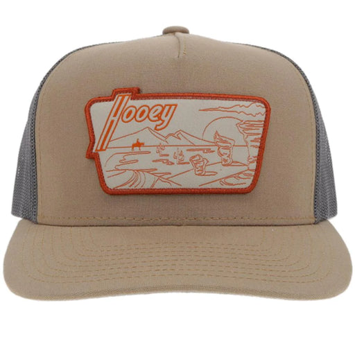 Hooey Davis Tan/Grey Snapback - 2141T-TNGY