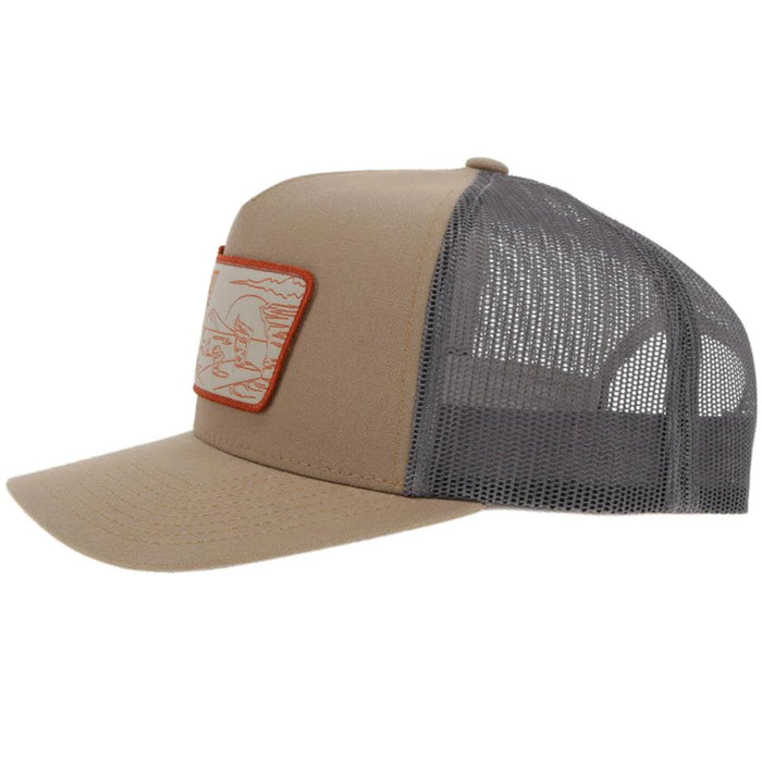 Hooey Davis Tan/Grey Snapback - 2141T-TNGY