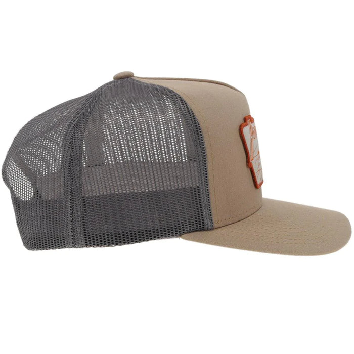 Hooey Davis Tan/Grey Snapback - 2141T-TNGY