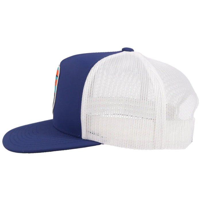 Hooey "Cheyenne" Navy & White Snapback Hat - 2144T-NVWH-Y