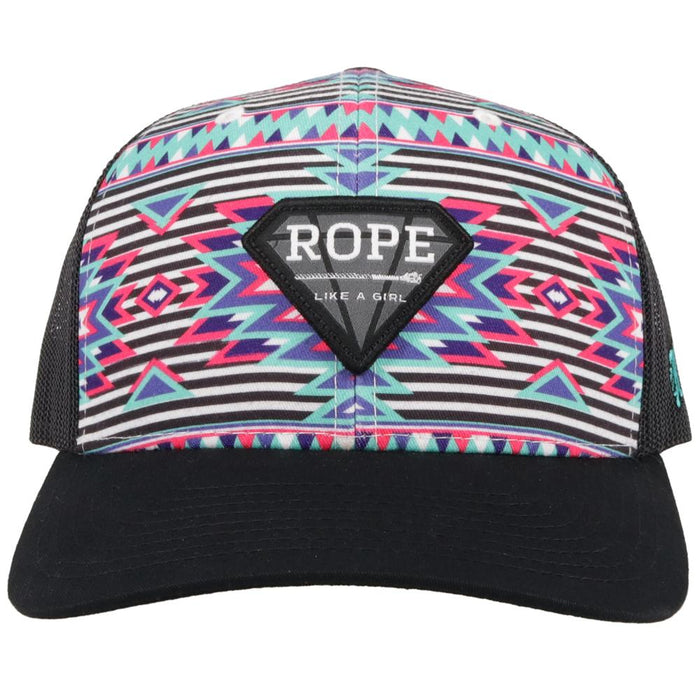 Hooey RLAG Pink/Aztec Snapback 6-Panel 2149T-AZBK