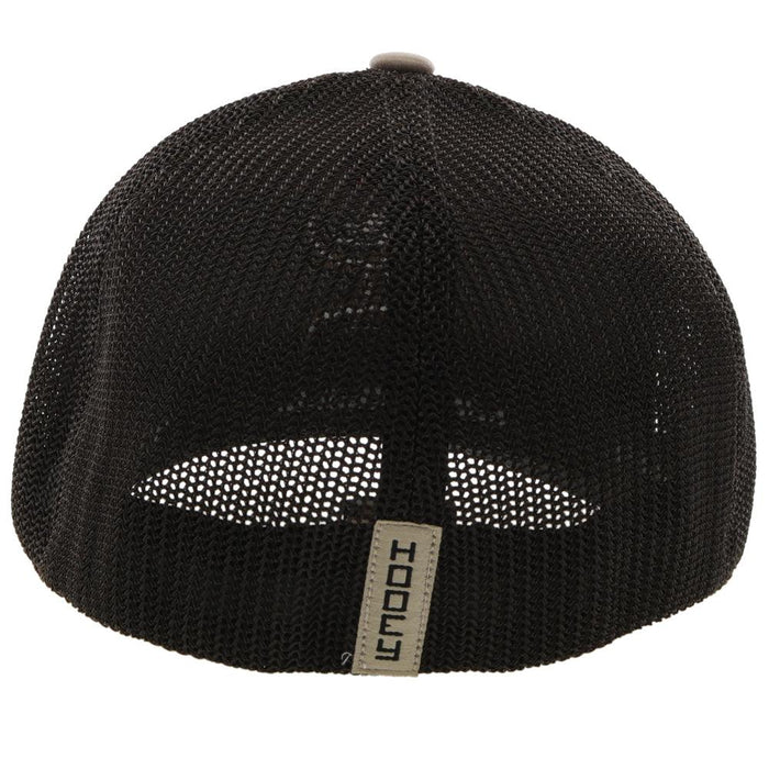 Hooey "Coach" Tan/Brown Mesh Flexfit 5 Panel W/ 3D Hooey Logo -2212TNBR
