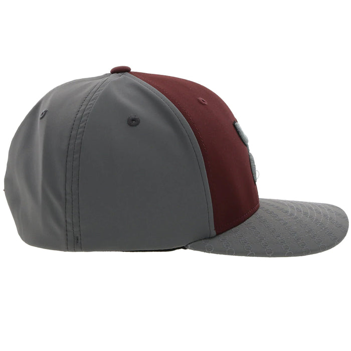 Hooey Solo III FlexFit Fitted Cap Maroon/Grey - 2219MAGY