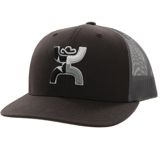 HOOEY Men's Trucker Cap -2220-BRGY Texican Brown/Grey