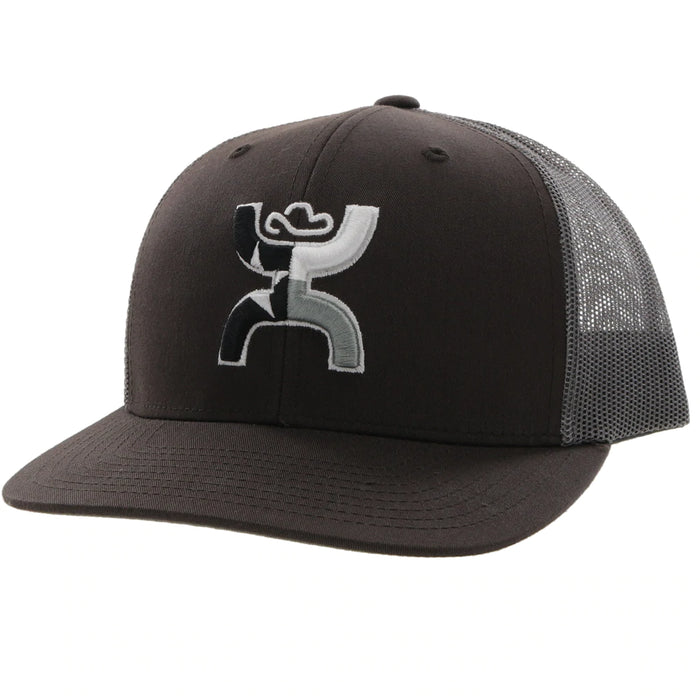 HOOEY Men's Trucker Cap -2220-BRGY Texican Brown/Grey