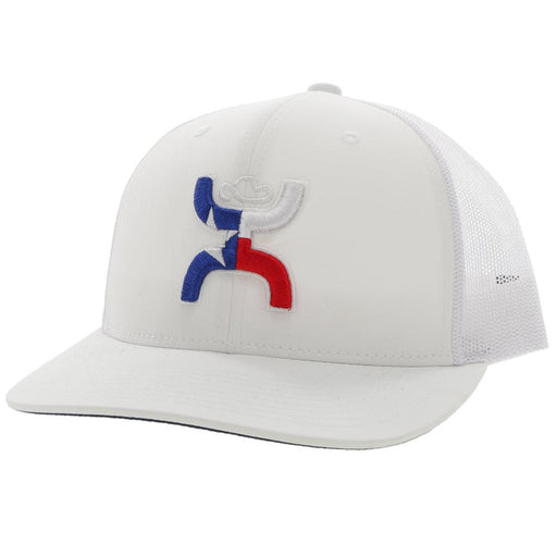 HOOEY Men's Trucker Cap - 2220T-WH Texican In White