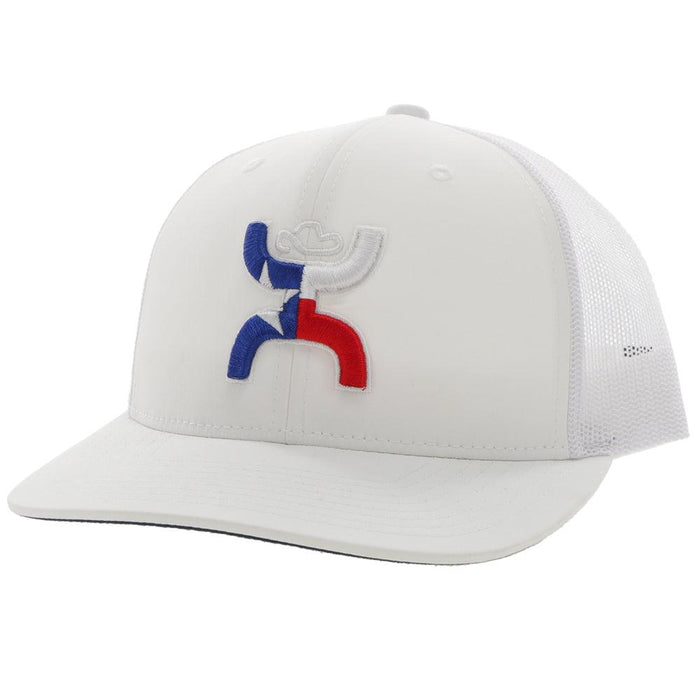 HOOEY Men's Trucker Cap - 2220T-WH Texican In White