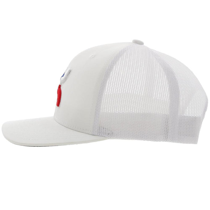 HOOEY Men's Trucker Cap - 2220T-WH Texican In White