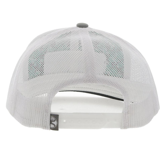 Hooey Horizon Grey/White Trucker Snapback Hat - 2235T-GYWH