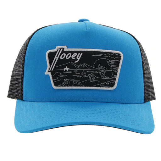 HOOEY Men's Davis Mountains Patch Trucker Cap - 2241T-BLBK