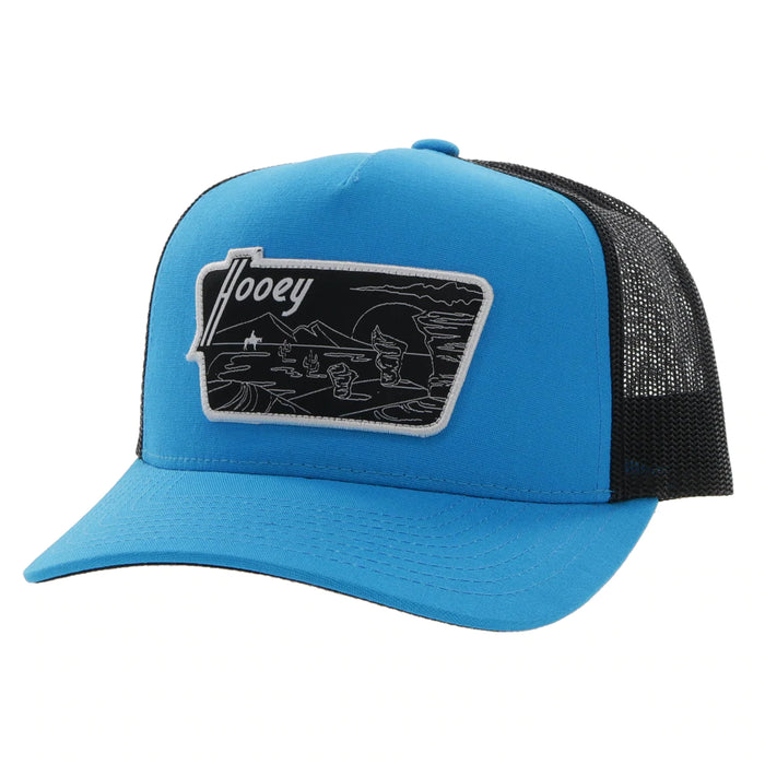 HOOEY Men's Davis Mountains Patch Trucker Cap - 2241T-BLBK