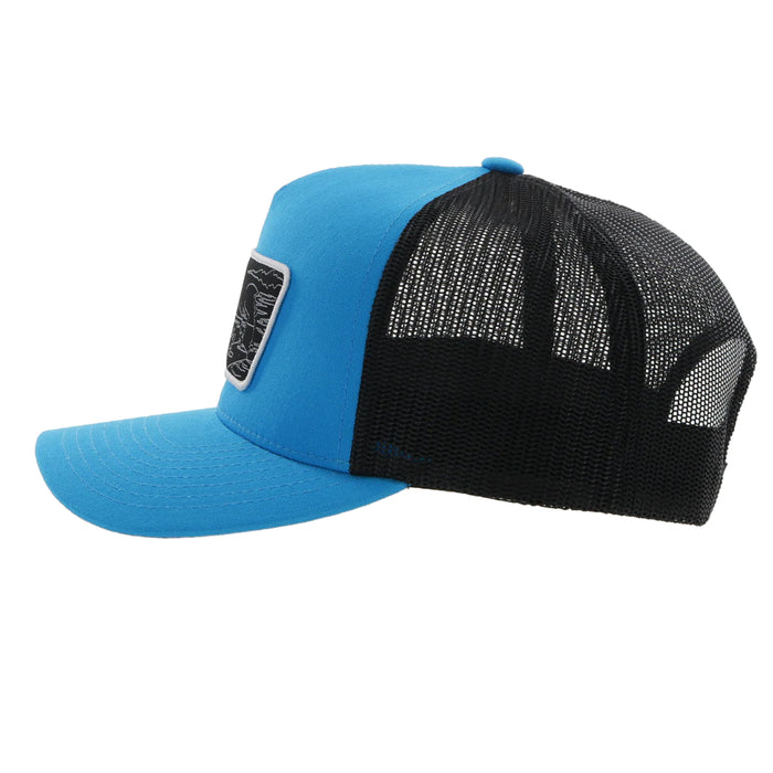 HOOEY Men's Davis Mountains Patch Trucker Cap - 2241T-BLBK