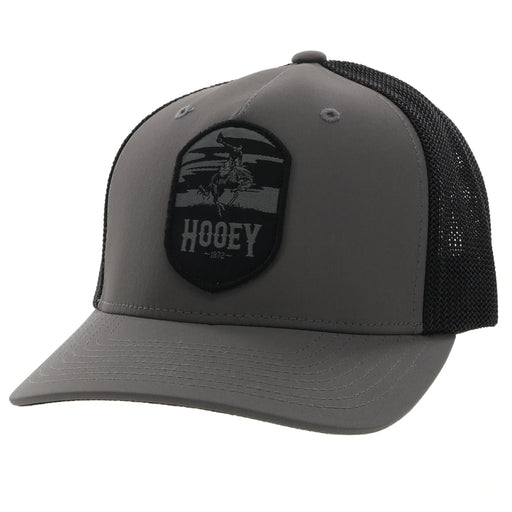 Hooey "Cheyenne" Charcoal & Black FLEXFIT Hat - 2244CHBK