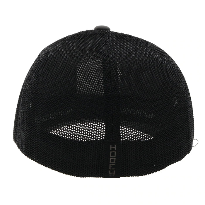 Hooey "Cheyenne" Charcoal & Black FLEXFIT Hat - 2244CHBK