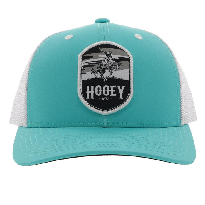 Hooey "Cheyenne" TEAL/WHITE Snapback Hat - 2244T-TLWH