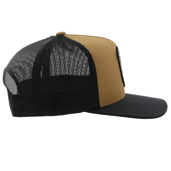 Hooey "Cheyenne" Tan & Black Snapback Hat - 2244T-TNBK