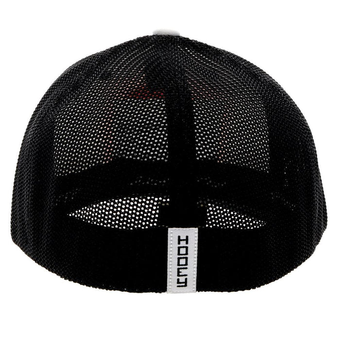 Hooey "Cheyenne" Black/White Flexfit Hat - 2244WHBK