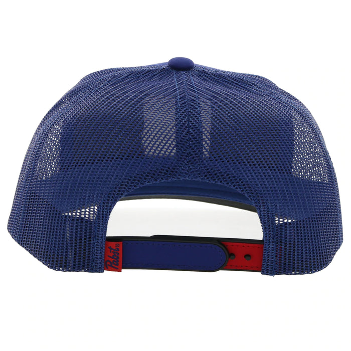 Hooey Pabst Blue Ribbon 5-Panel Trucker Hat with Patch - 2274T-BL