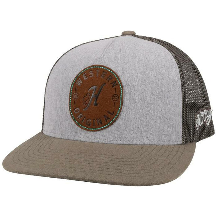 Hooey Spur White/Black Baseball Cap - 2114T-GYCH