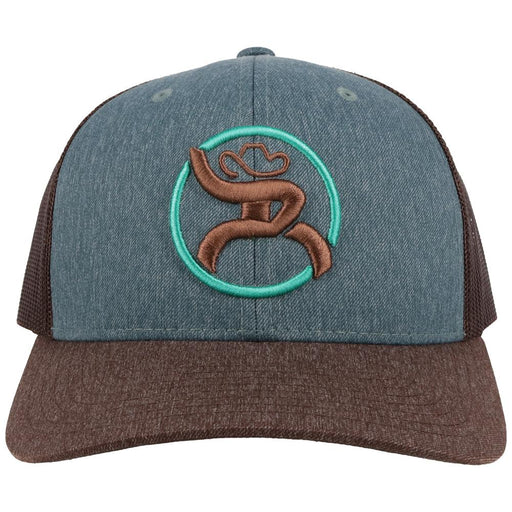 Hooey Strap Roughy Blue/Brown Snapback 6-Panel 4029T-BLBR