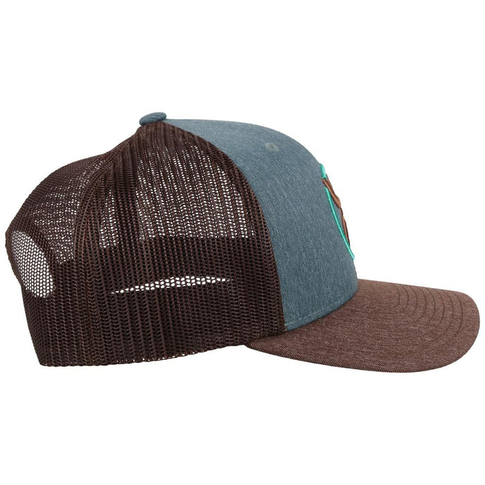 Hooey Strap Roughy Blue/Brown Snapback 6-Panel 4029T-BLBR