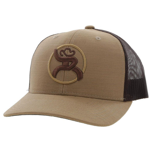 Hooey Strap Roughy Tan/Brown Snapback - 4031T-TNBR