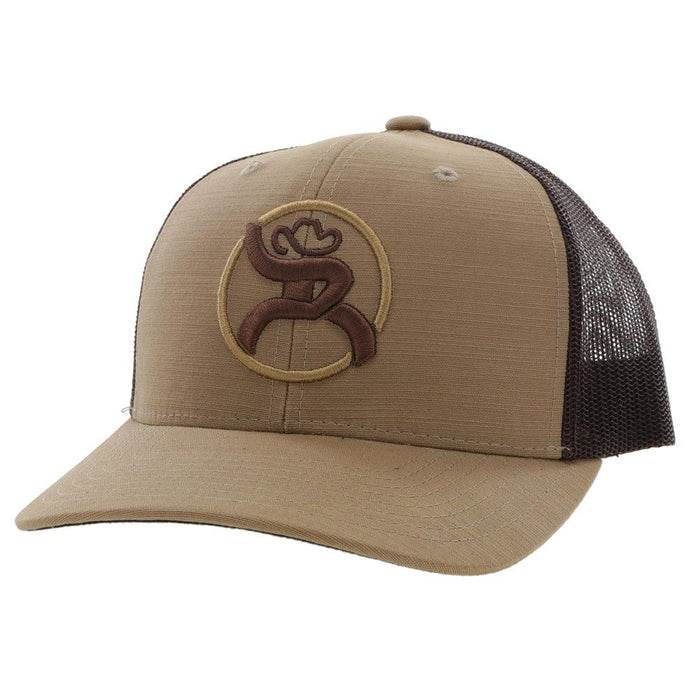 Hooey Strap Roughy Tan/Brown Snapback - 4031T-TNBR