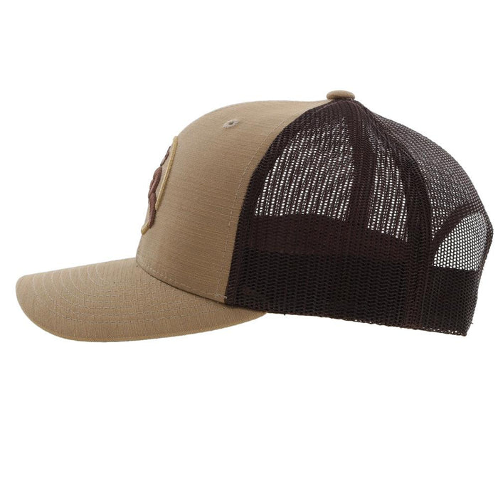 Hooey Strap Roughy Tan/Brown Snapback - 4031T-TNBR