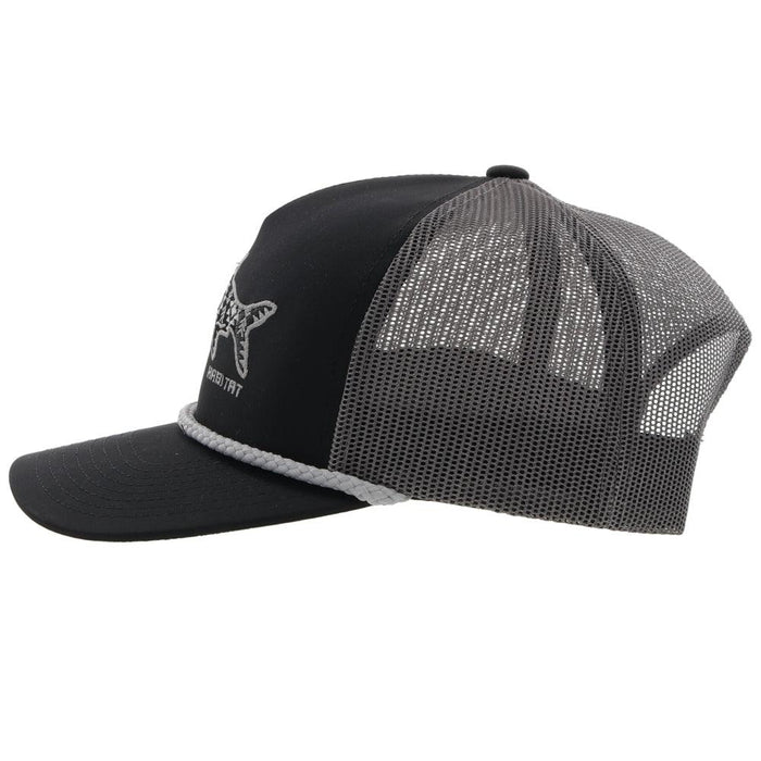 Hooey Habitat Black/Charcoal Snapback - 6014T-BKCH