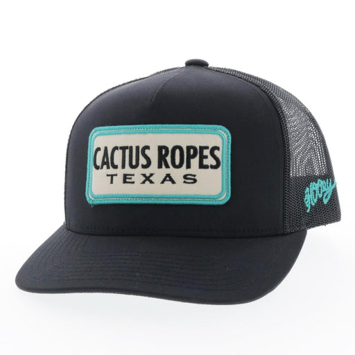 Hooey CR063 Cactus Ropes Snapback 6-Panel Black
