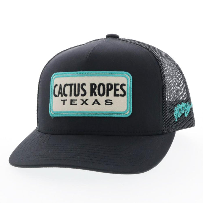 Hooey CR063 Cactus Ropes Snapback 6-Panel Black