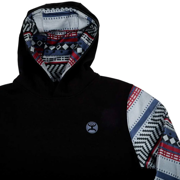 Hooey Men's Acuna Black Hoodie -HH1176BKBL