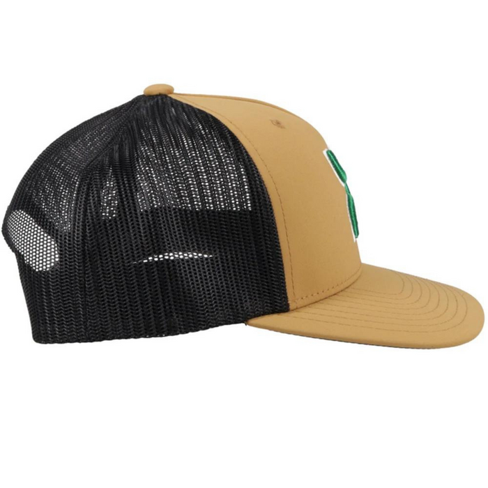 HOOEY Men's Trucker Cap - 2118T-TNBK Tan & Black  "Boquillas" Mexico