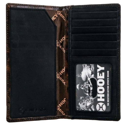 Hooey "Llano" Rodeo Hooey Western Wallet Tan/Brown W/Floral Design - HW015-BRTN