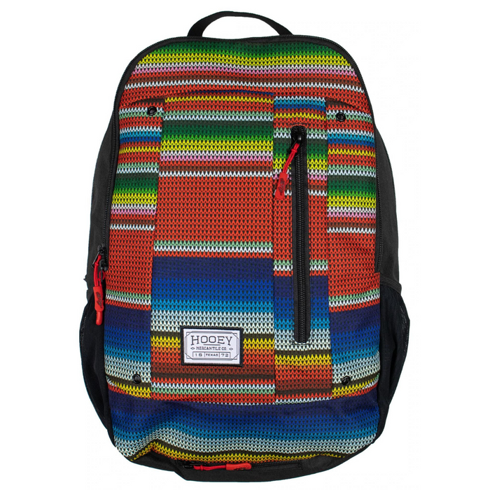 Hooey Rockstar Black/Multicolor Backpack - BP036RD