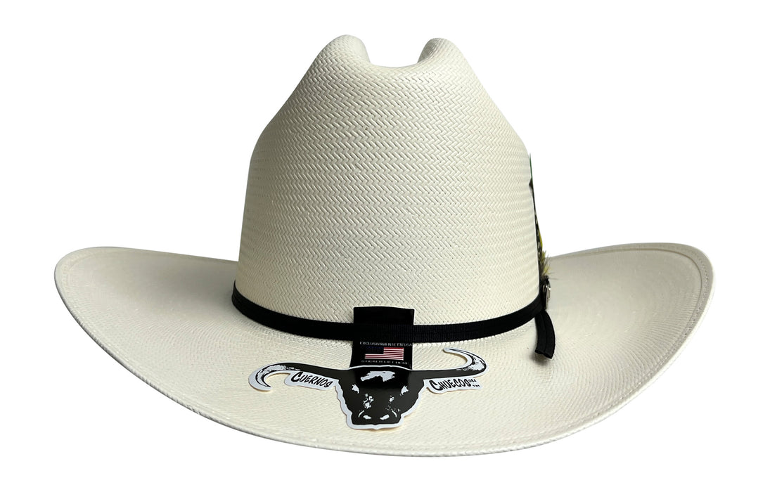 Cuernos Chuecos 100X Sombrero Johnson (COPA ALTA ESTILO LOS DOS CARNALES)