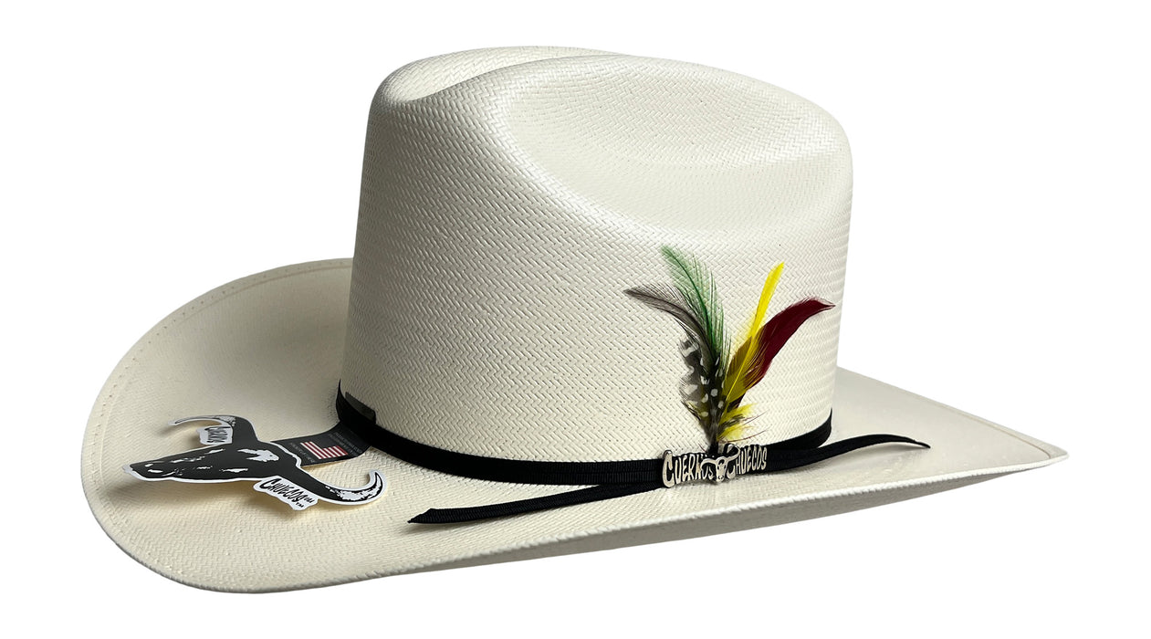 Cuernos Chuecos 100X Sombrero Johnson (COPA ALTA ESTILO LOS DOS CARNALES)